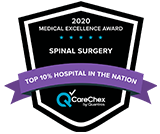 Top 10% in Nation for Spinal Surgery Excellence